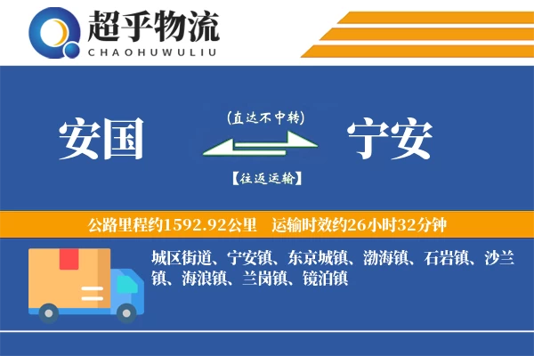 安国到宁安物流专线