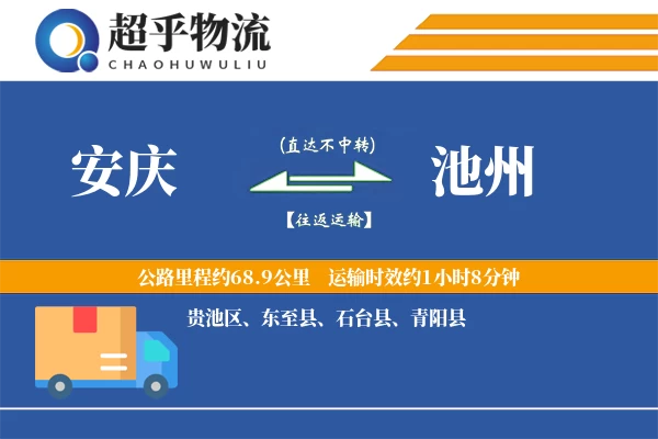 安庆到石台县物流公司