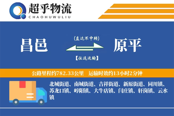 昌邑到原平物流专线