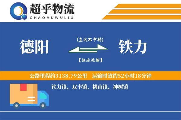 德阳到铁力物流专线