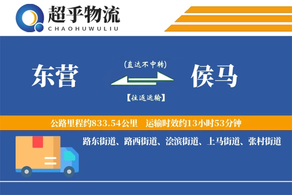 东营到侯马物流专线