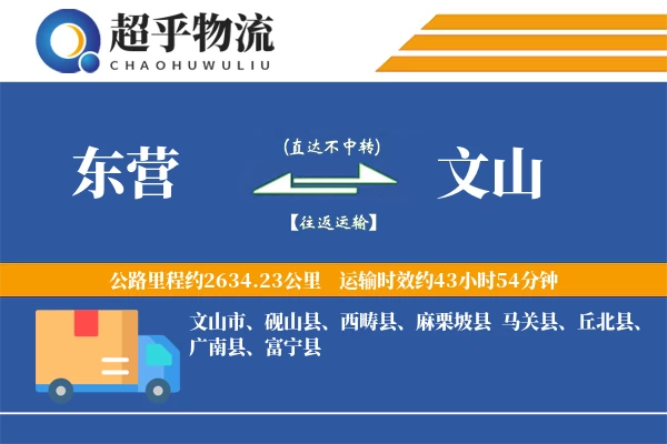 东营到富宁县物流公司