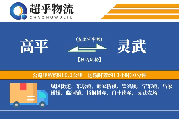 高平到灵武物流专线