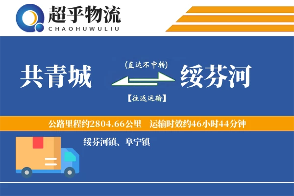共青城到绥芬河物流专线