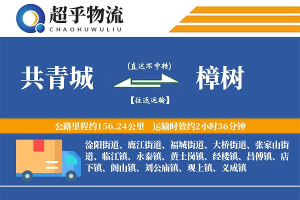 共青城到樟树物流专线