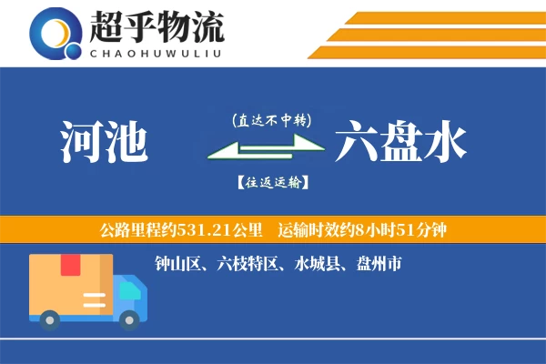 河池到六盘水物流专线