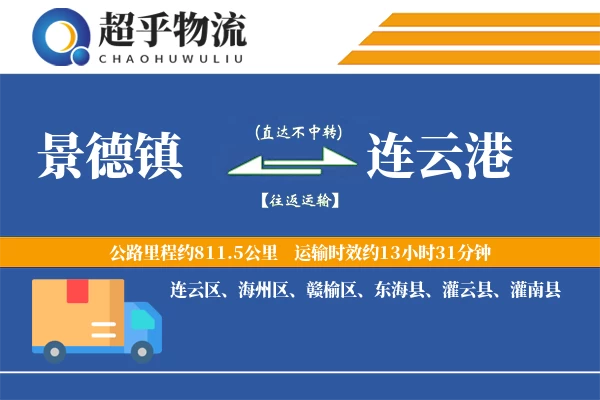 景德镇到连云港物流专线