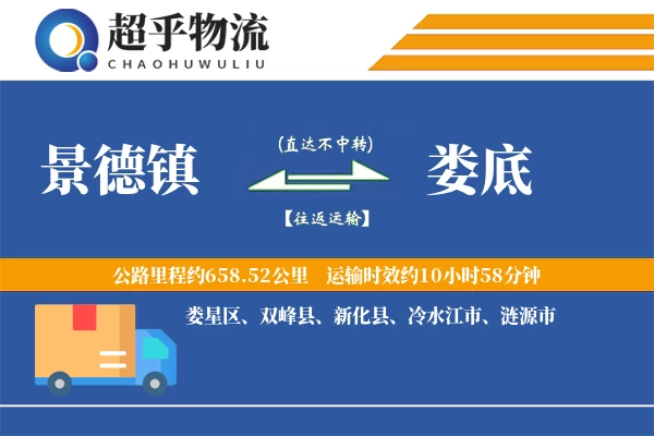 景德镇到娄底物流专线