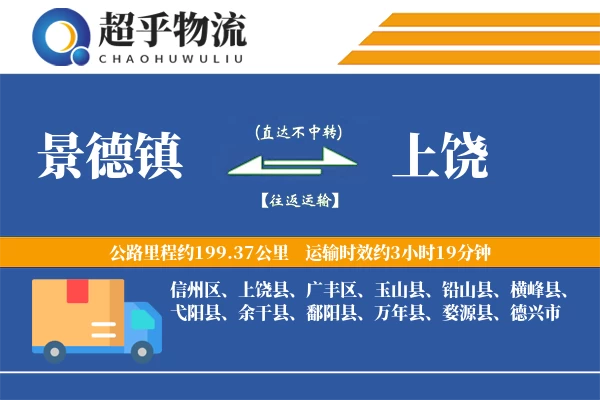 景德镇到上饶物流专线