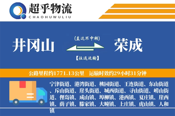 井冈山到荣成物流专线