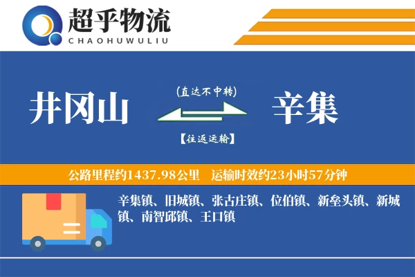 井冈山到辛集物流专线