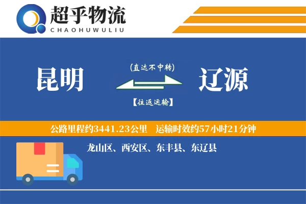 昆明到东丰县物流公司