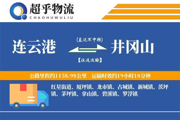 连云港到井冈山物流专线