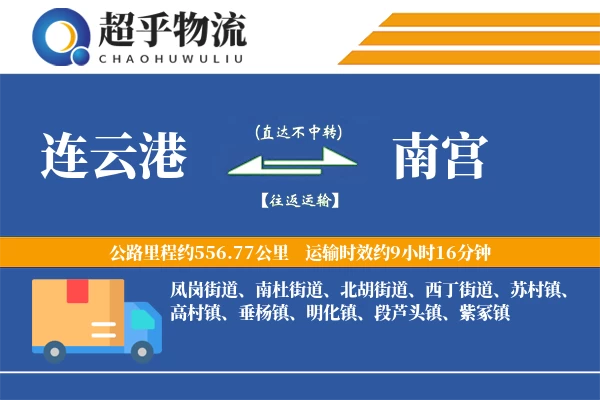 连云港到南宫物流专线