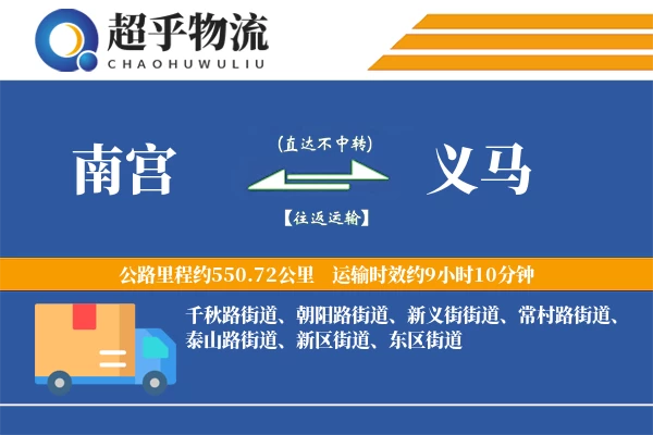 南宫到义马物流专线