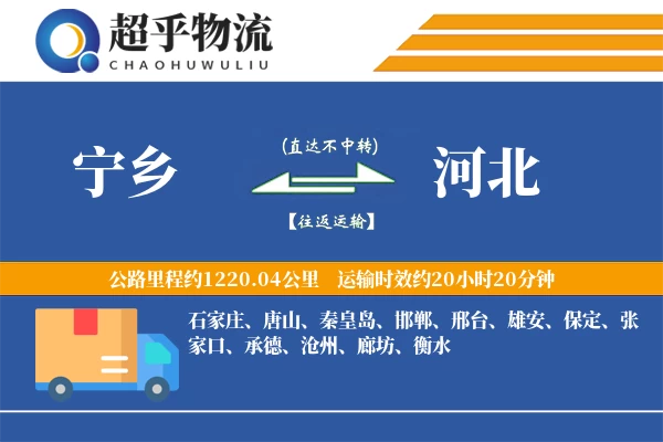宁乡到河北物流专线
