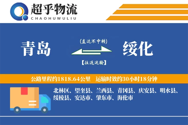 青岛到望奎县物流公司