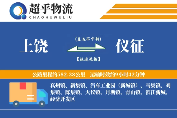 上饶到仪征物流专线