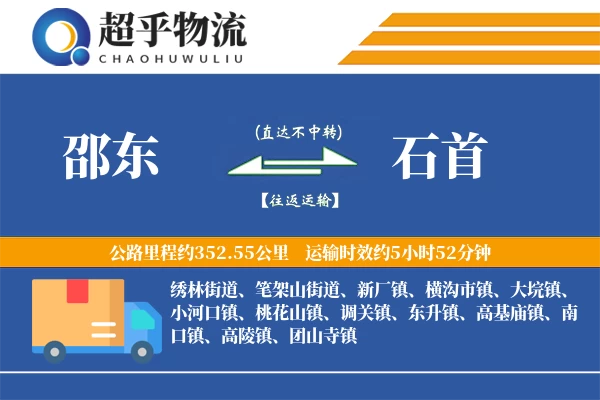 邵东到石首物流专线