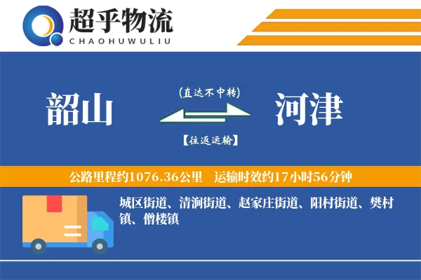 韶山到河津物流专线