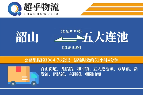 韶山到五大连池物流专线