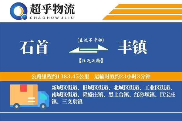 石首到丰镇物流专线