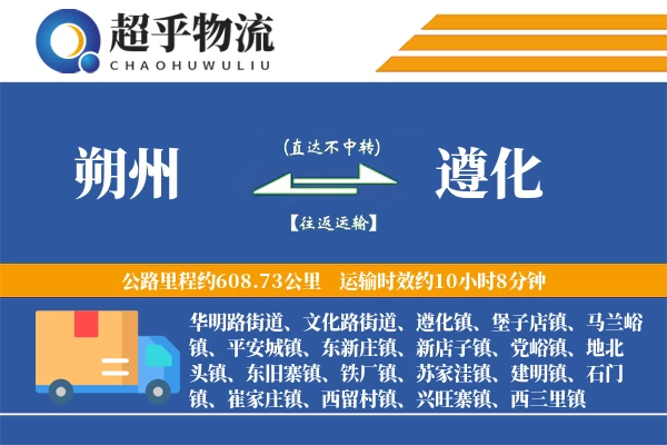 朔州到遵化物流专线