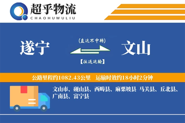 遂宁到文山物流专线