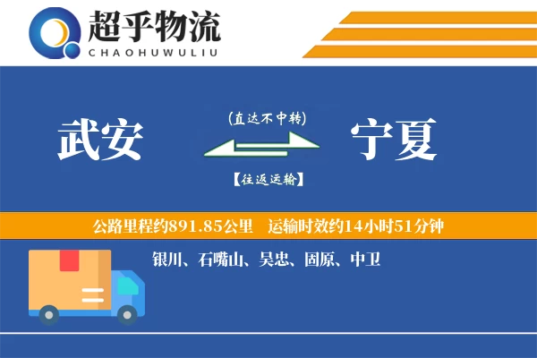 武安到宁夏物流专线