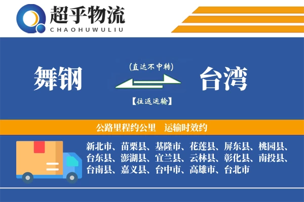 舞钢到台湾物流专线
