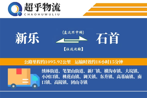 新乐到石首物流专线