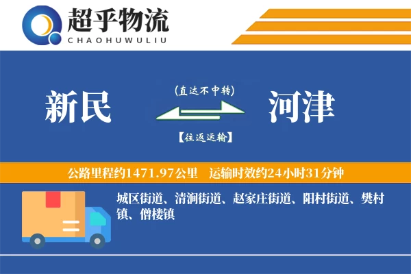 新民到河津物流专线