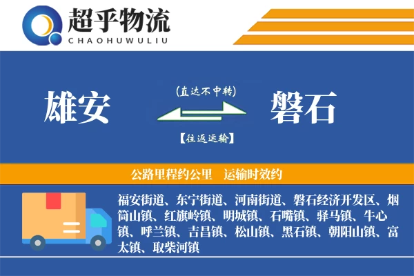 雄安到磐石物流专线