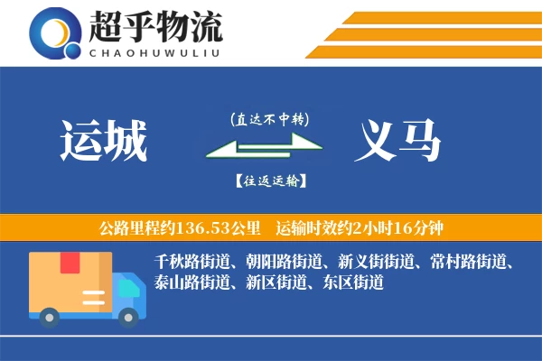 运城到义马物流专线