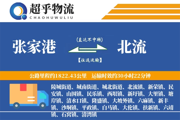 张家港到北流物流专线