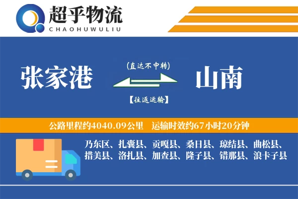 张家港到隆子县物流公司