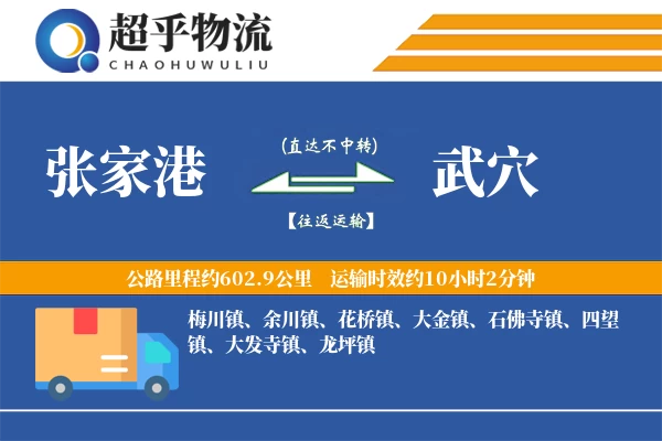 张家港到武穴物流专线