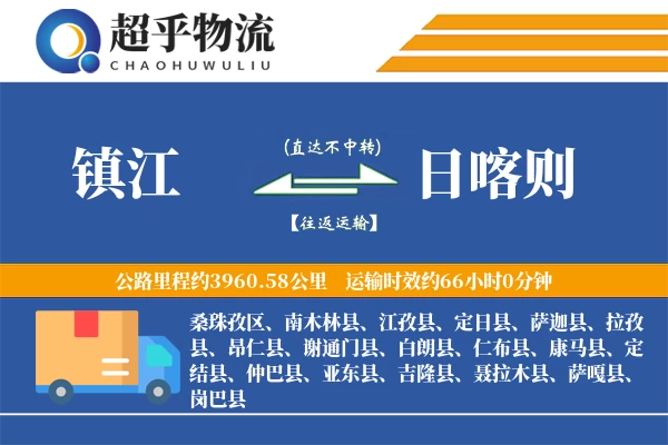 镇江到日喀则物流专线