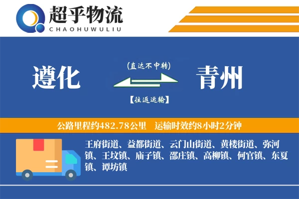 遵化到青州物流专线